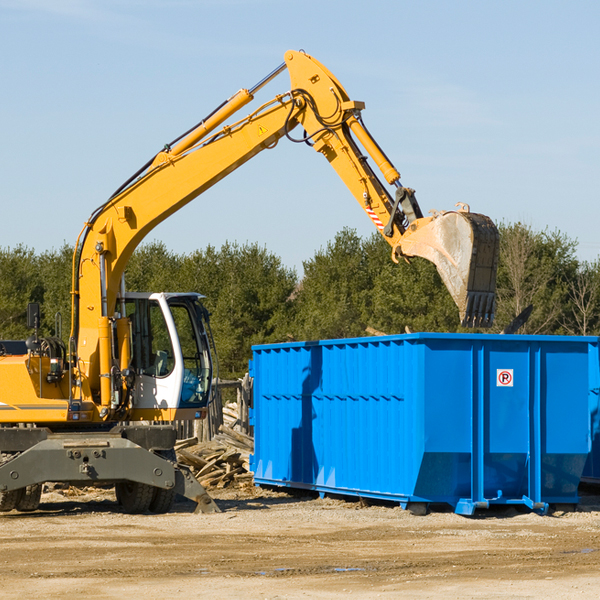 are there any restrictions on where a residential dumpster can be placed in Hayden AZ